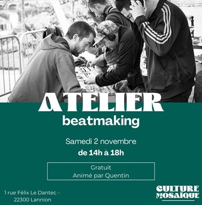 Ateliers Beatmaking sur machine